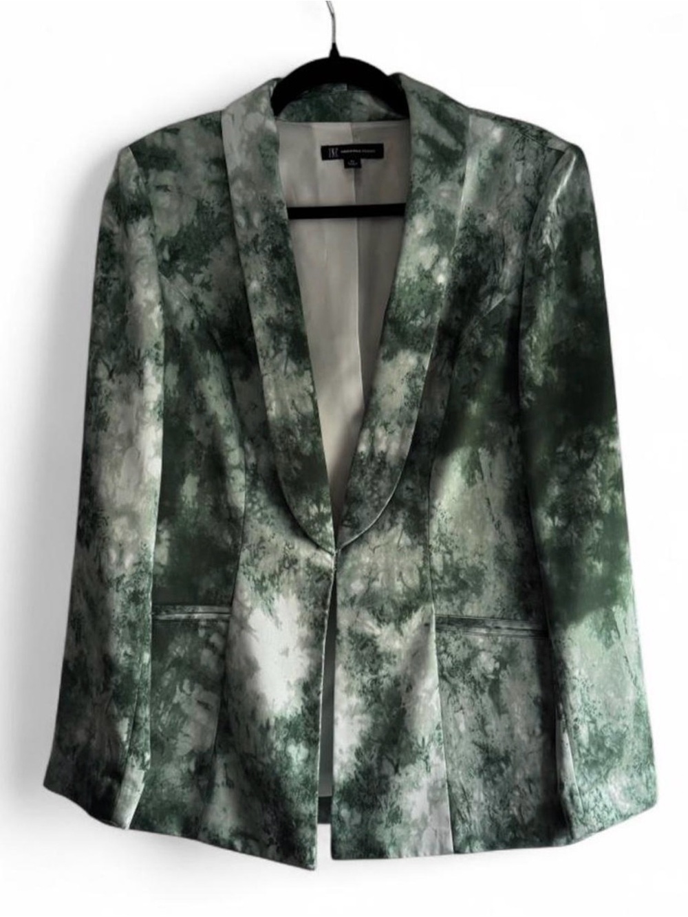 INC International Concepts Green Tie Dye Blazer